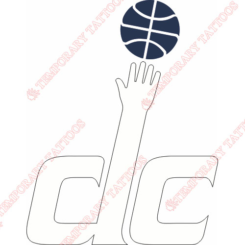 Washington Wizards Customize Temporary Tattoos Stickers NO.1239